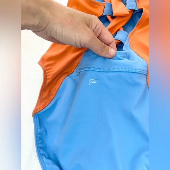 Fabletics Lace-Up Racerback Swimsuit - Picture 12 of 15